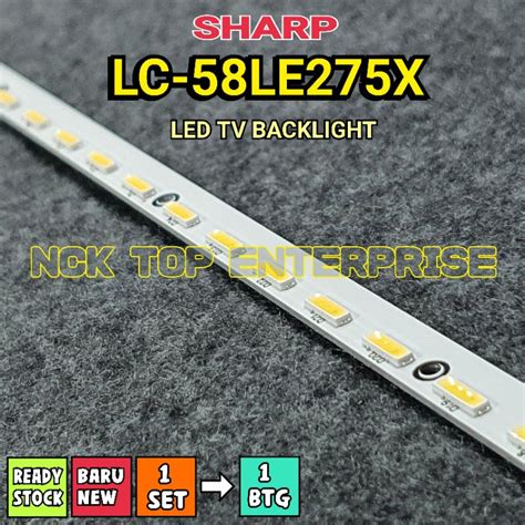 SHARP LC 58LE275X TV LED BACKLIGHT BARU READY STOCK LC58LE275X LC