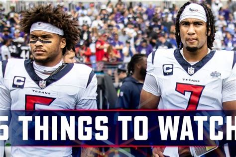 Texans Vs Steelers 5 Things To Watch