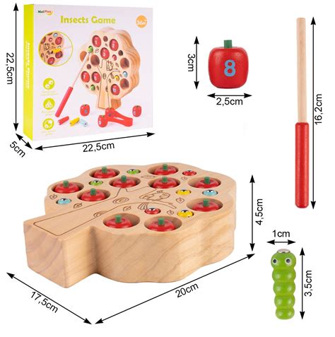 Zabawki Edukacyjne Gry Edukacyjne Gra Drewniana Magnetyczna