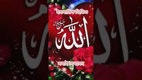 হে আল্লাহ যে আমার এই ভিডিও টি দেখতেছে আল্লাহ আপনি তাদের মা বাবাকে