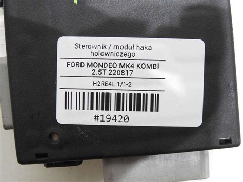 MODUŁ STEROWNIK HAKA FORD MONDEO MK4 Shrot pl