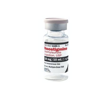 Neostigmine Methylsulfate Injection Mg Ml Multiple Dose Vial Ml