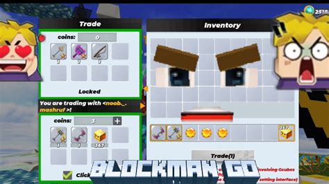 How To Get Rich Trade In Block Man Go Sky Block Enjoy Video