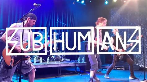 Gig Announcement Subhumans At Rockaway Park Live Stream 22922