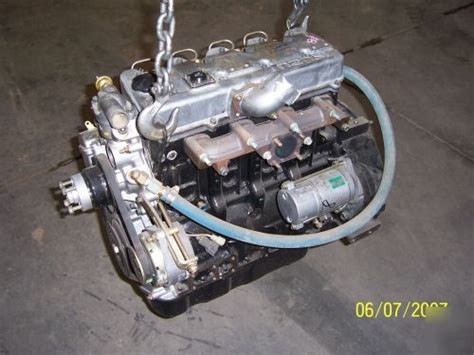 4 Cyl Izuzu Model Aa 4le2 Diesel Engine Complete