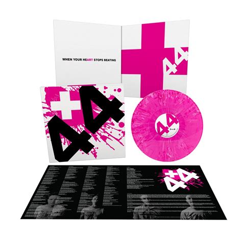 44 When Your Heart Stops Beating Pink Vinyl Lp