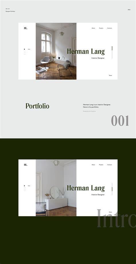 Designer Portfolio on Behance