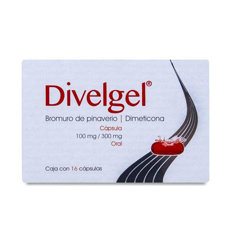 Divelgel Bromuro De Pinaverio Dimeticona Caja Con Caps Mg Mg