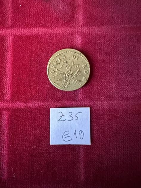 Ancien Poids Mon Taire Pi Ce De Monnaie Double De Roma Poids Gr