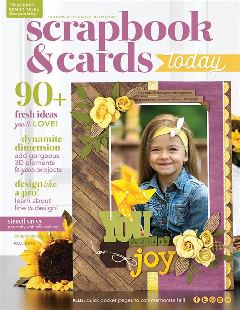 The Fall Issue Of Scrapbook Cards Today Magazine Is Live Cz Design