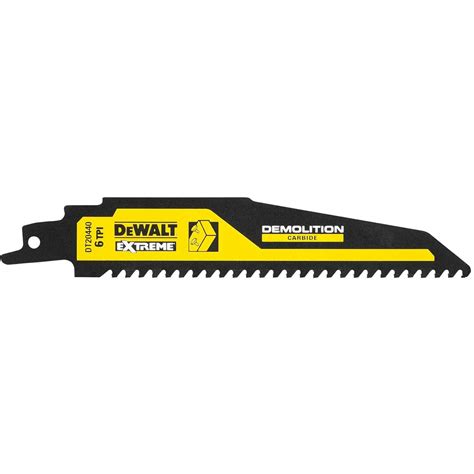 Dewalt Demolition Carbide Reciprocating Sabre Saw Blades Wood Nails