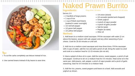 Naked Prawn Burrito Sims Home Kitchen