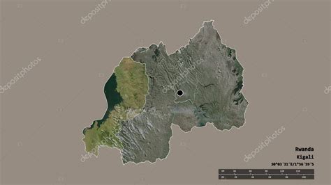 Forma Desnaturalizada De Ruanda Con Su Capital Divisi N Regional