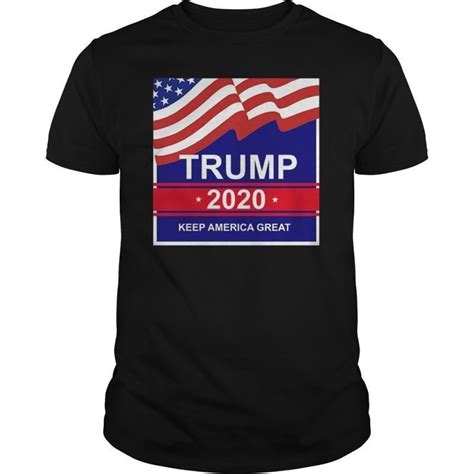 American Flag Re Elect Trump 2020 T Shirt