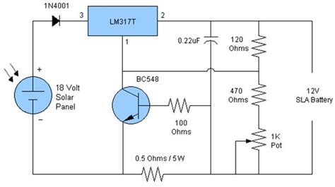 Solar Charger Circuit Diagram