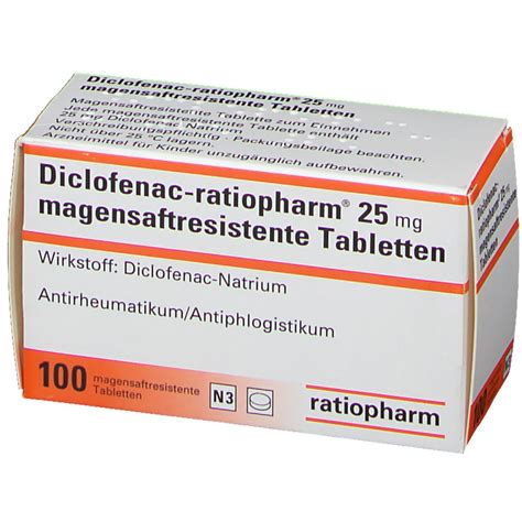 Diclofenac Ratiopharm Mg St Mit Dem E Rezept Kaufen Shop Apotheke