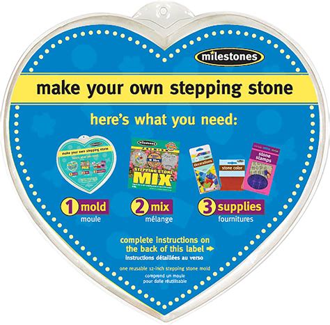 Milestones Stepping Stone Mold Heart 12 Michaels