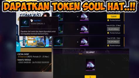 CARA MENDAPATKAN TOKEN SOUL HAT 1 DI FF CARA KLAIM TUKAR DAPAT