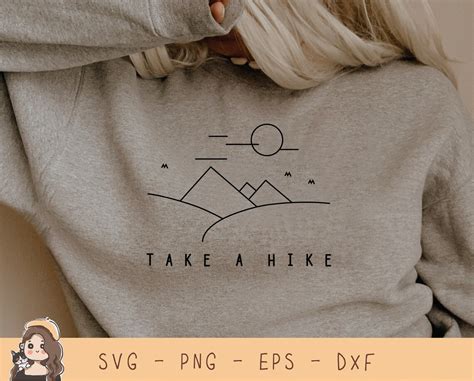 Take A Hike SVG Hiking SVG Hiker Svgmountains Svg Outdoor Etsy UK