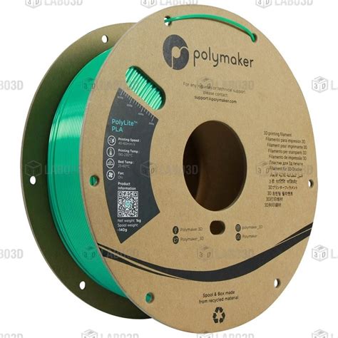 Polymaker Polylite Silk Pla Green Mm Kg