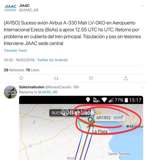 Incidente Con Vuelo De Aerolíneas Argentinas Se Salvaron Gracias A Que