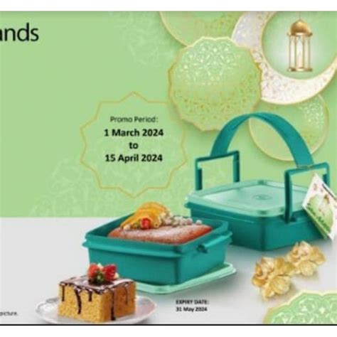 Tupperware Raya Cake T Set 20242pcsdouble Chocolate Cake 230gorange Cake230g Shopee Malaysia