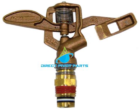 Aqua Burst 1 2 Full Circle Brass Impact Sprinkler Choose Nozzle