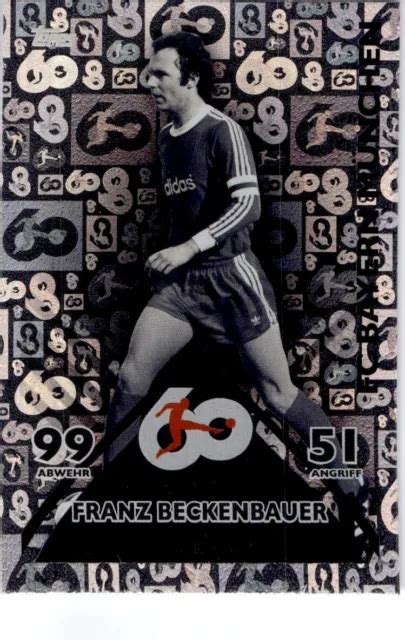 Topps Match Attax Bundesliga Legend Bl Franz Beckenbauer