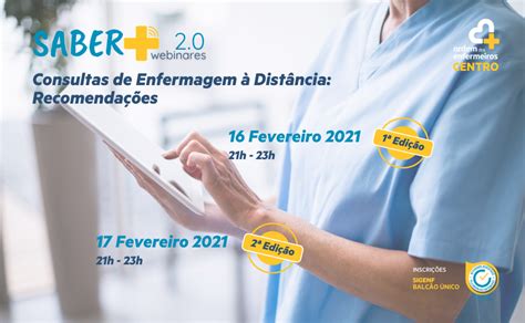 Saber 2 0 Webinar Consultas de Enfermagem à Distância Recomendações