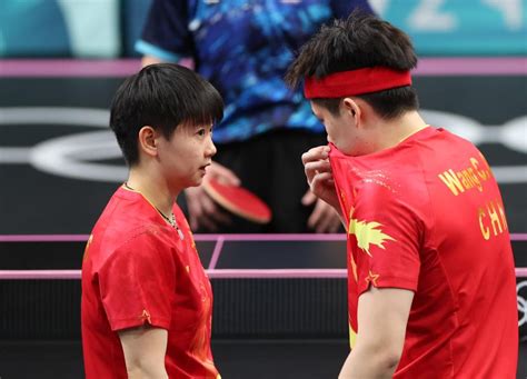 China S Wang And Sun Reach Table Tennis Mixed Doubles Semis