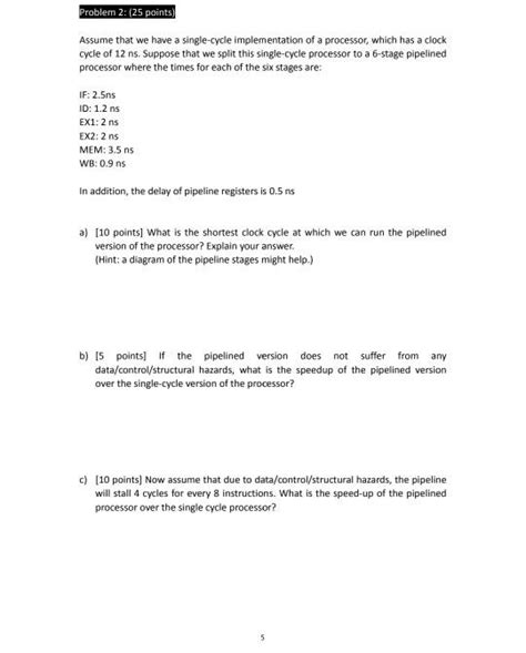 Solved Problem 2 25 Points Assume That We Have A