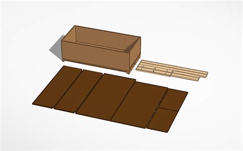 3d Design 7 Plank Wagon Wood Files Tinkercad