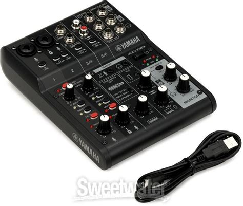 Yamaha Ag06 Mk2 6 Channel Mixer And Usb Audio Interface Black