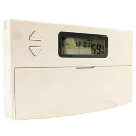 King Electric Ep V Lcd Display Programmable Thermostat White