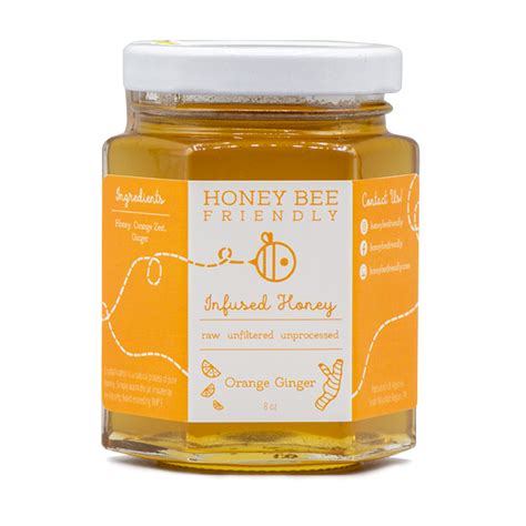 Orange Ginger Infused Honey | Honey Bee Friendly