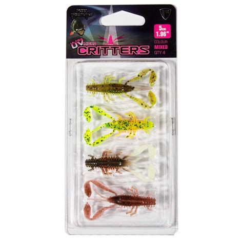 Zestaw przynęt gumowych Fox Rage UV Micro Critter 5cm 4szt