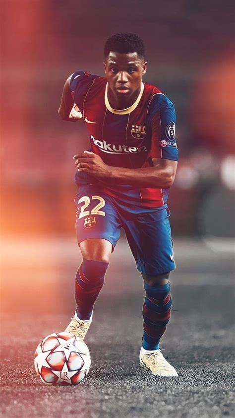 Ansu Fati Barcelona 2021 HD Phone Wallpaper Pxfuel