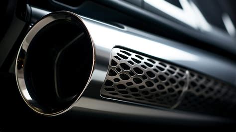 Premium AI Image | Exhaust pipe of a modern car