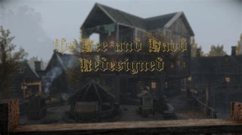 Riften Bee and Barb Redesigned Overhaul 建物 Skyrim Special Edition Mod