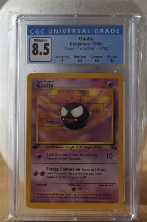 Gastly Pokemon 1999 Edition 1 PSA 8 5 Kaufen Auf Ricardo