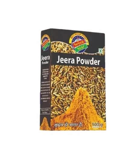 Seven Star Jeera Powder Packaging Type Box Packaging Size 100 G At