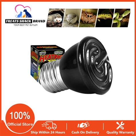 Pet Heating Lamp W W W Reptile Brooder Lamp Infrared Ceramic