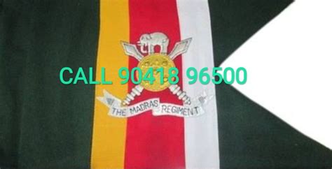 Polyester Madras Regiment flag, Size : 6x4Ft at Rs 1,500 / Piece in ...