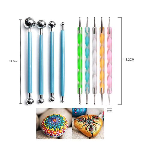 Pcs Mandala Dotting Tool Set For Art Rock Painting Nail Painting