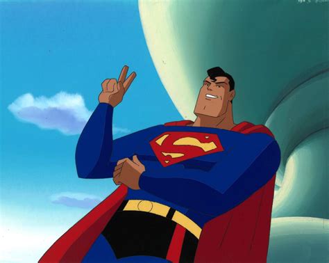 Dc Comics Studio Artists Superman The Animated Series Original Cel