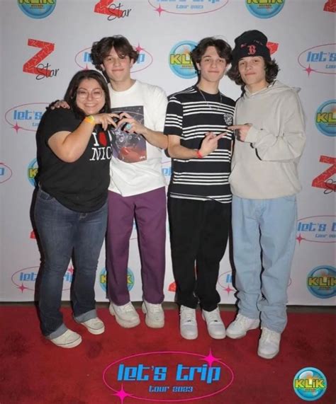 Nick Matt And Chris Sturniolo With A Fan Lets Trip Tour 2023 In 2023