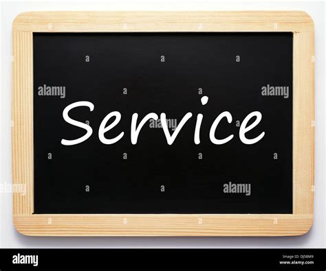 Service - Concept Sign Stock Photo - Alamy