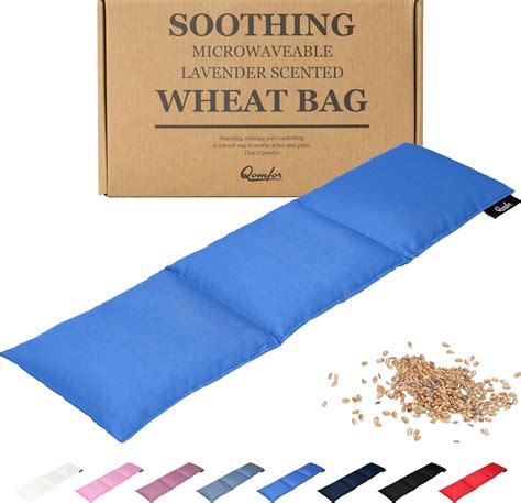 Qomfor Large Wheat Bag For Pain Relief Microwavable Heat Pack With