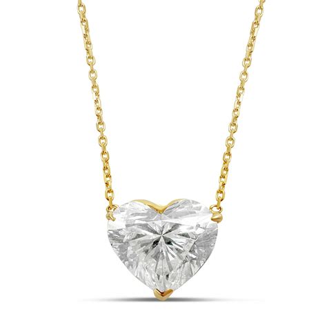 Heart Shaped Diamond Pendant Lev Jewelers