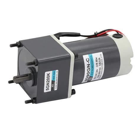 12v24v Dc Geared Motor 90w Slow Gear Motor Speed Regulated Reverse